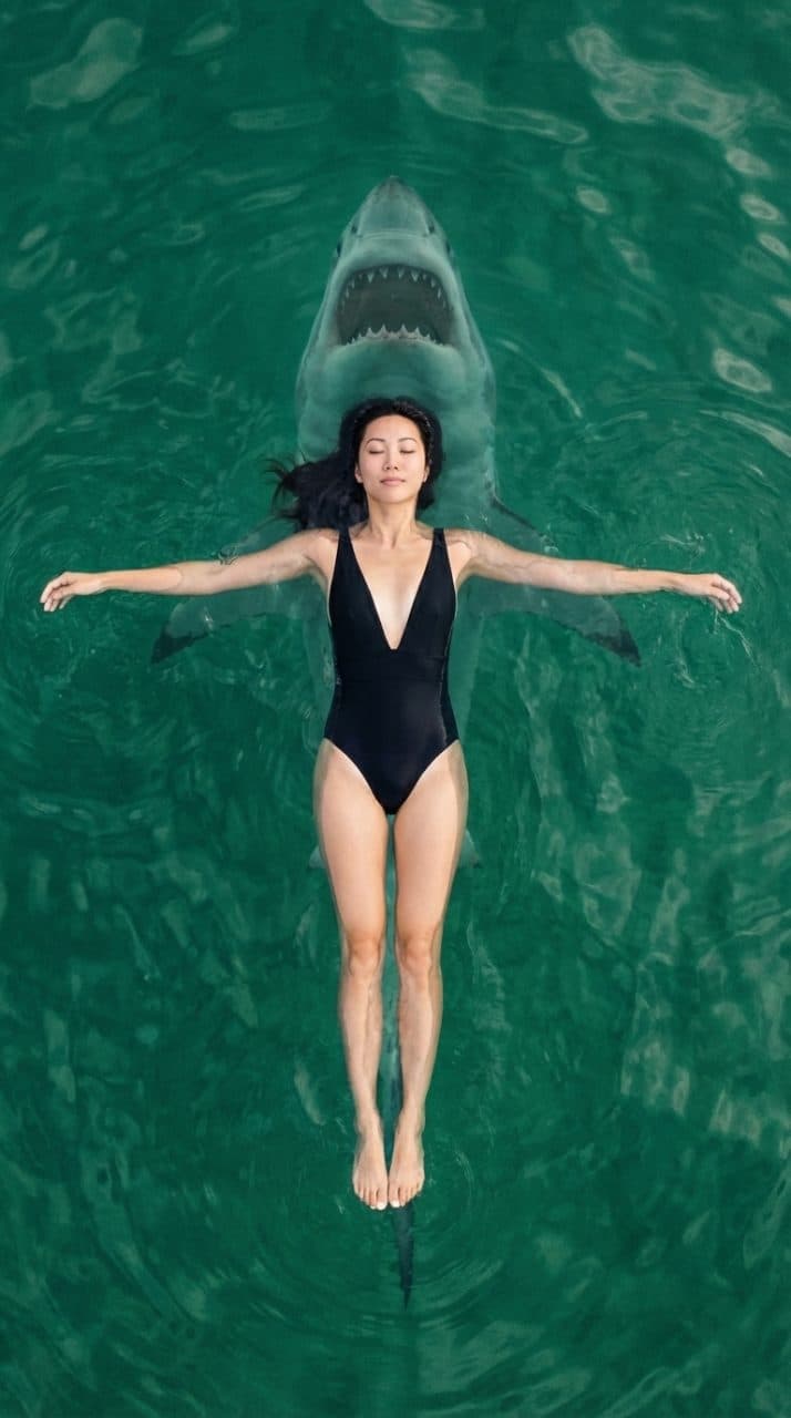 Shark Below Float