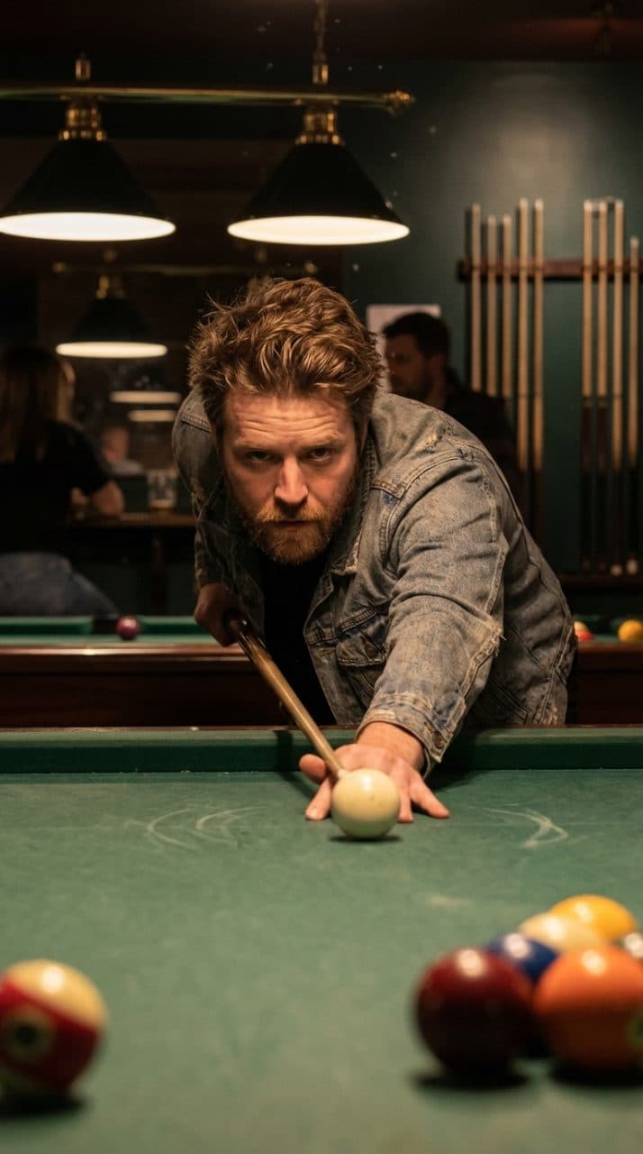 Billiards Focus Shot