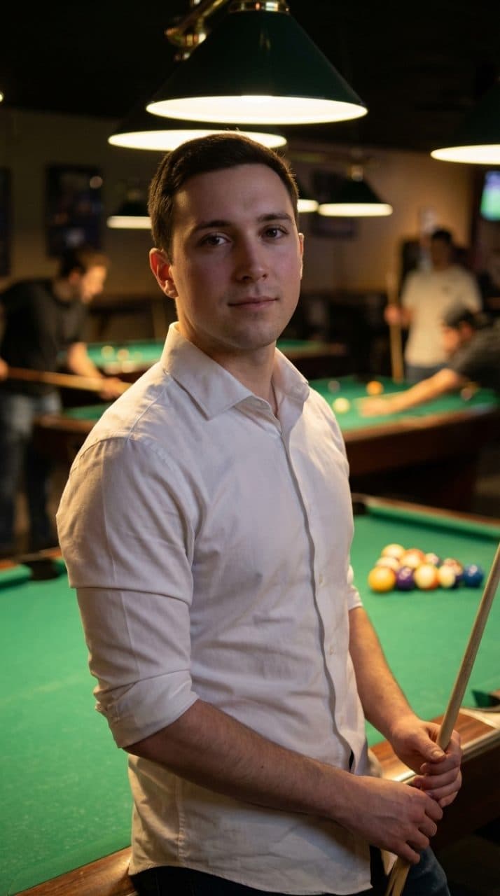 Billiard Hall Portrait