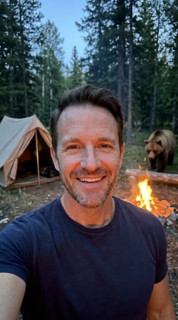 Campsite Bear Photobomb preview 2