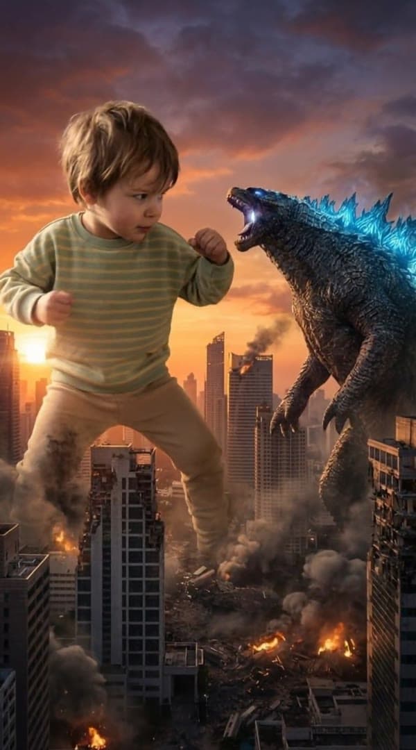 City Giant vs Godzilla preview 2